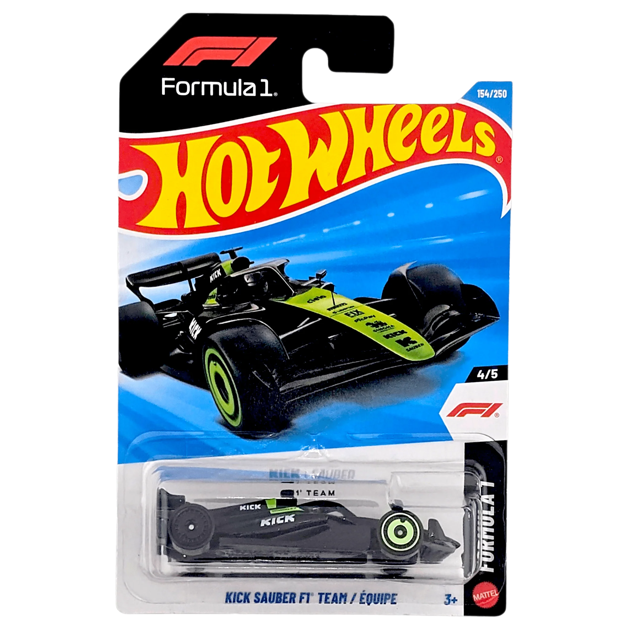 Hot Wheels Kick Sauber F1 Team Diecast Car